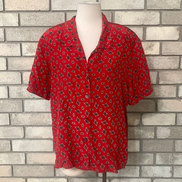 3for$20 button front blouse 10 - Picture 1 of 4
